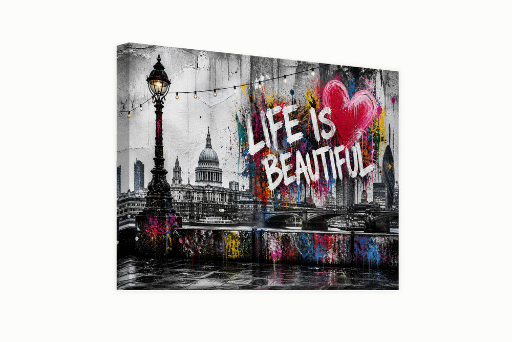 Life is Beautiful London - Banksy – front view