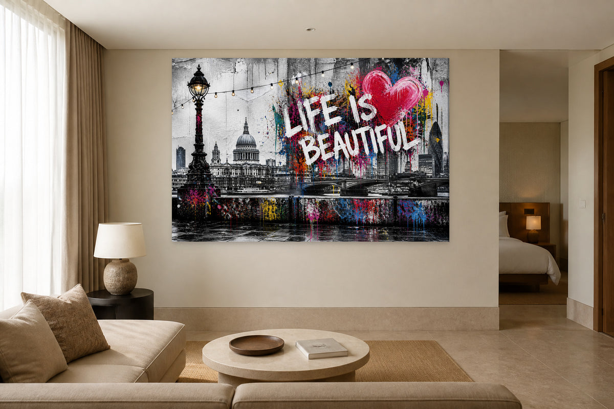 Livet är vackert London – Banksy