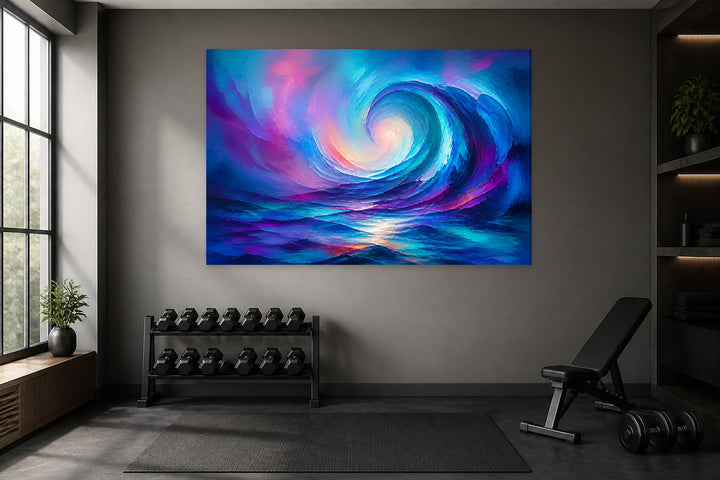 Blue shades – interior view 1