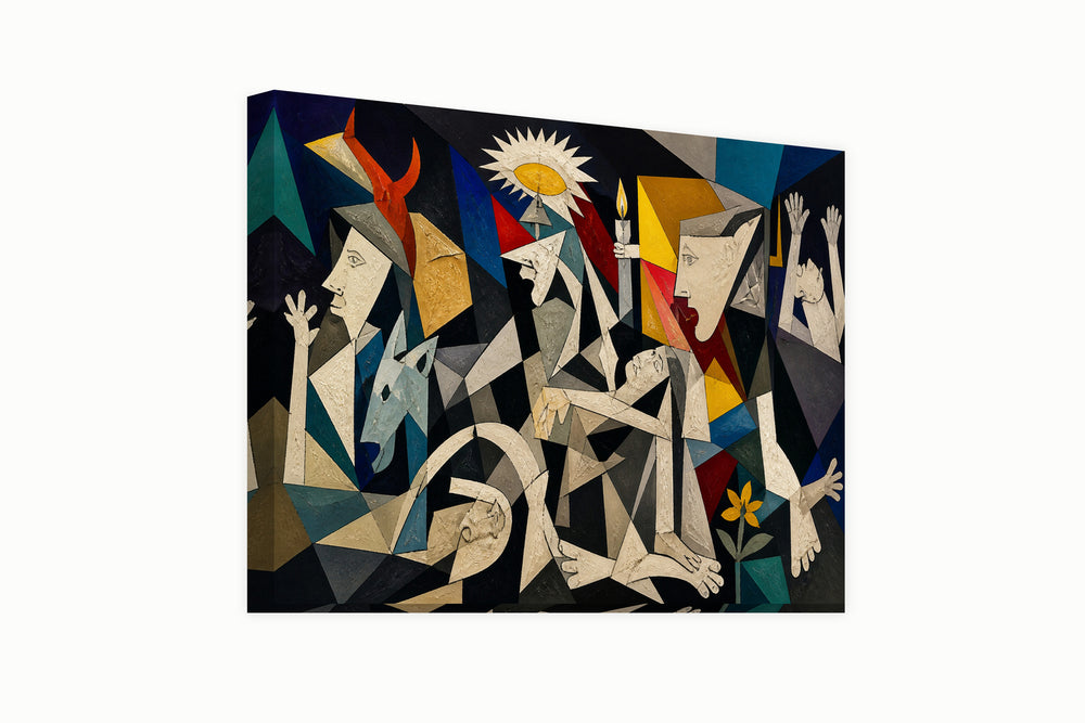 Coloring Guernica – front view
