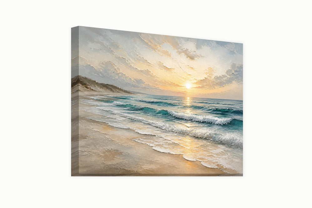 Sea and beach at dawn — Edition 1 – front view