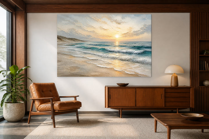 Sea and beach at dawn — Edition 1 – interior view 2