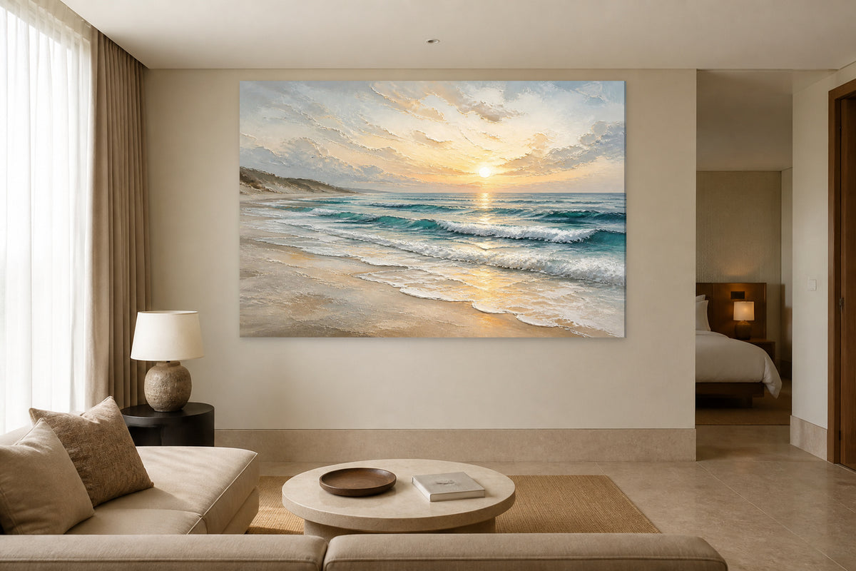 Sea and beach at dawn — Edition 1