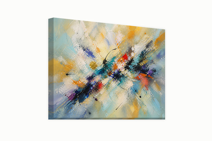 Modern abstract painting – front view