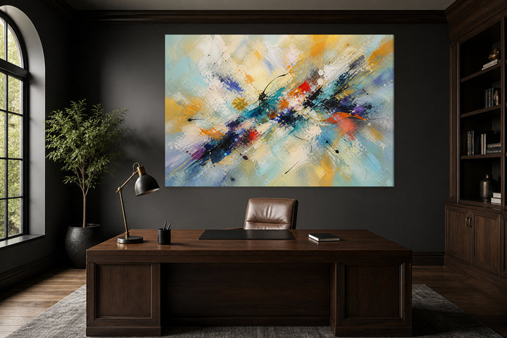 Modern abstract painting – interior view 1