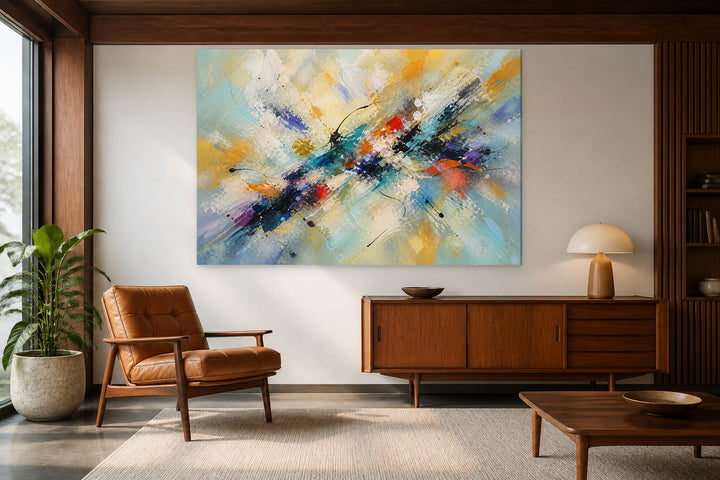 Modern abstract painting – interior view 2