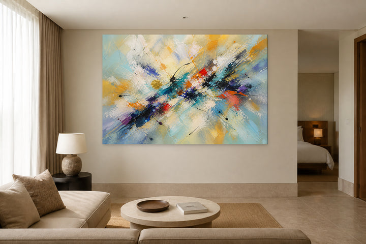Modern abstract painting – interior view 3