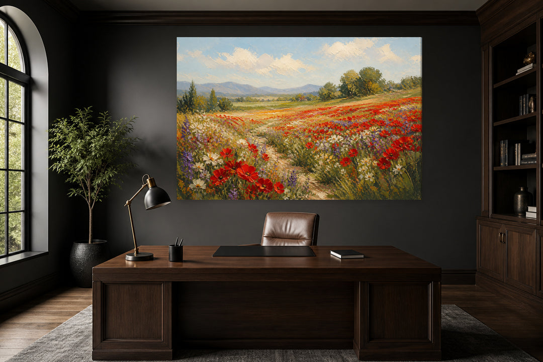 Papaveri field - Claude Monet – interior view 1