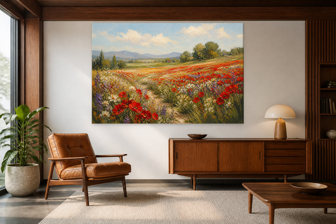 Papaveri field - Claude Monet – interior view 2