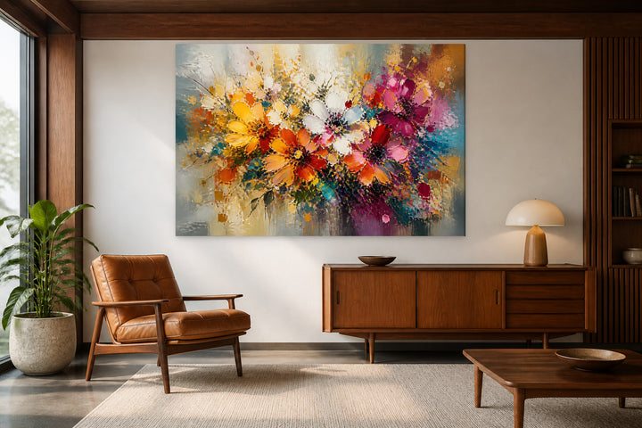 Fiori astratti colorati – interior view 2