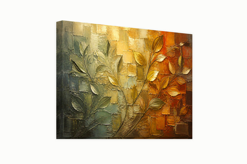 Abstract leaves – front view
