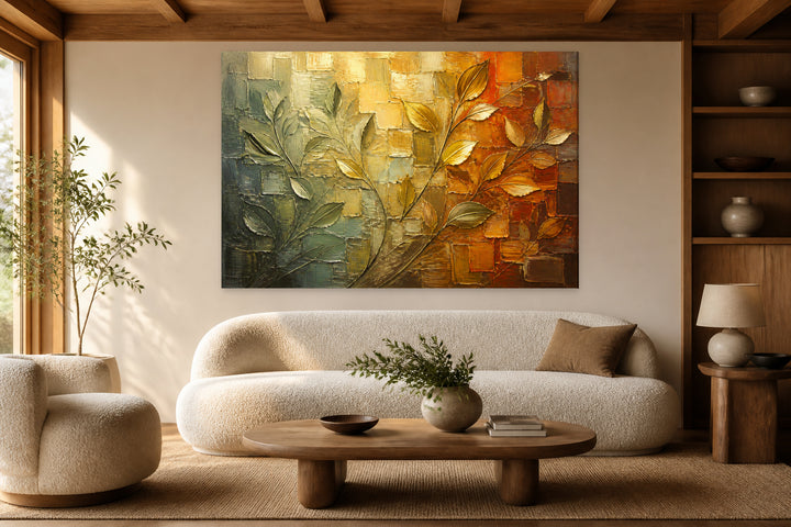 Abstract leaves – interior view 1