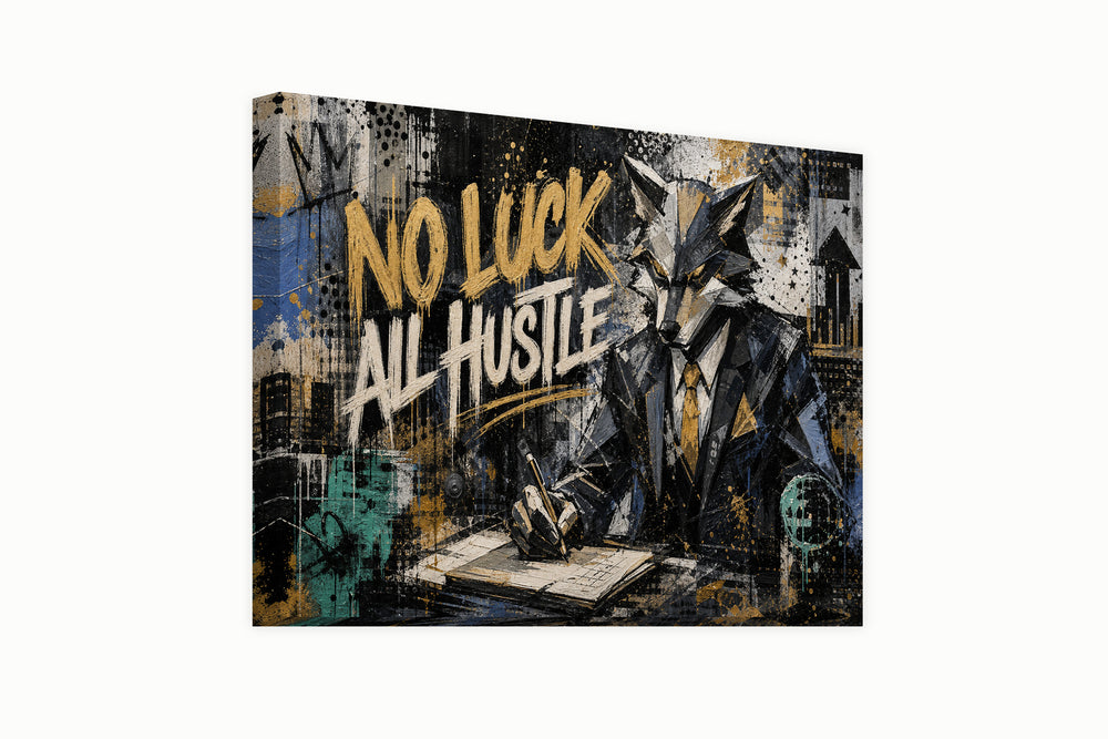 No Luck All Hustle – front view