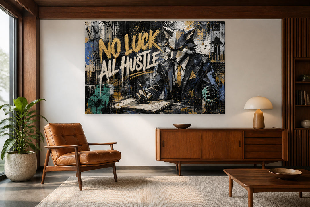 No Luck All Hustle – interior view 2