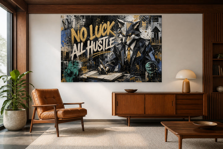 No Luck All Hustle – interior view 2