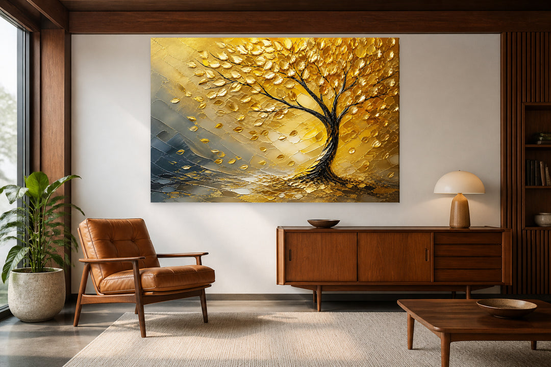 Golden leaves tree — Edition 5 – interior view 2