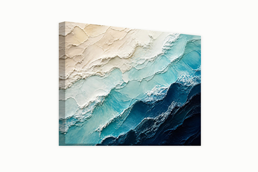 Picture of the sea from above – front view
