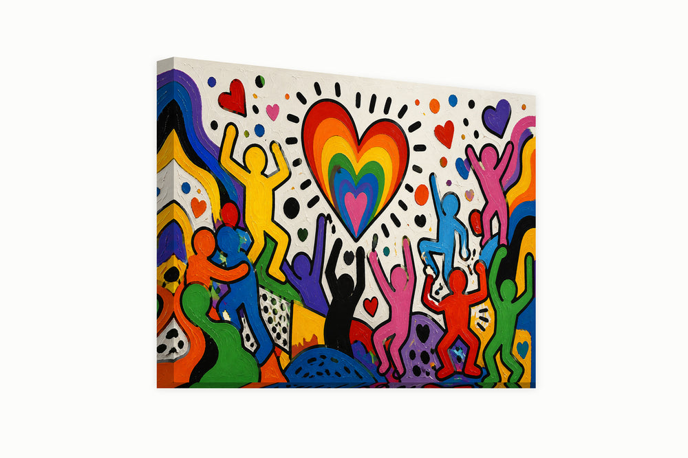 Love is love Haring – front view