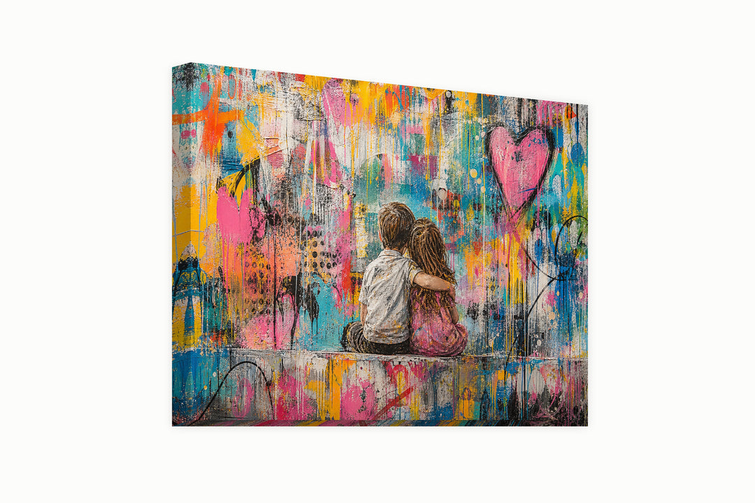 Love between children - Banksy – front view