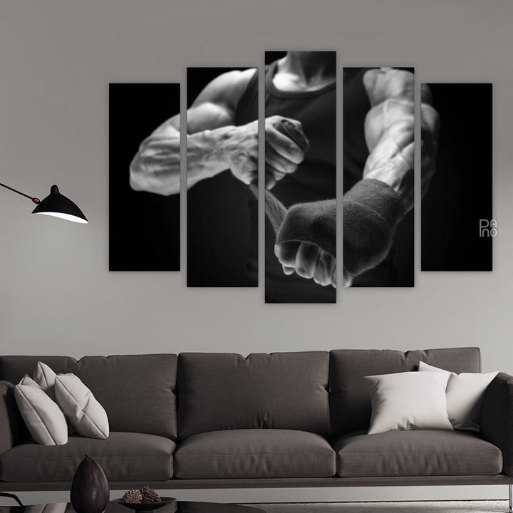 Strong Boxer Portrait