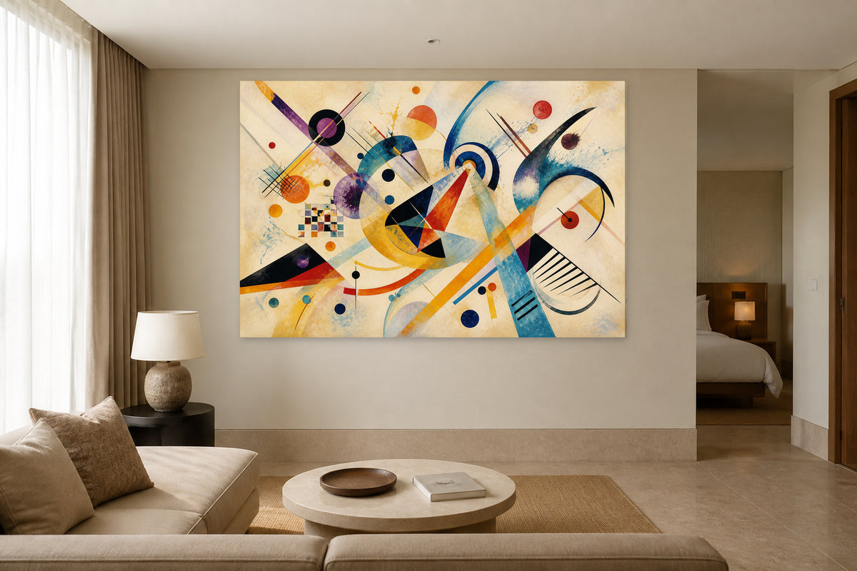 Composition on white - Vassily Kandinsky