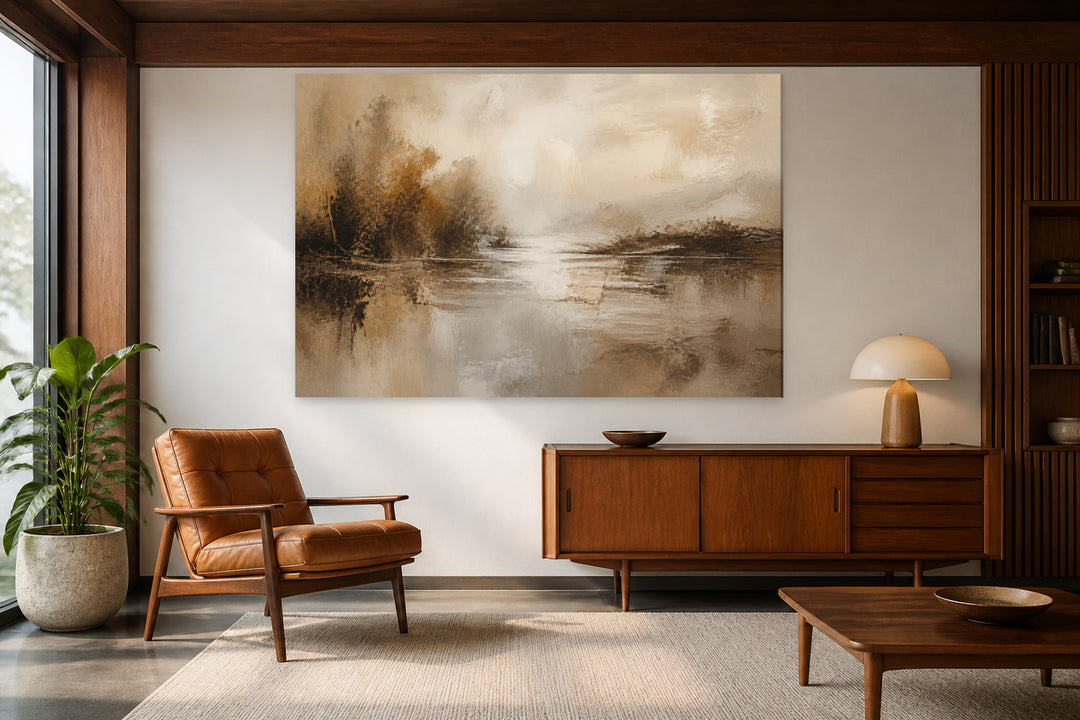 Abstract of Shadows at the lake – interior view 2