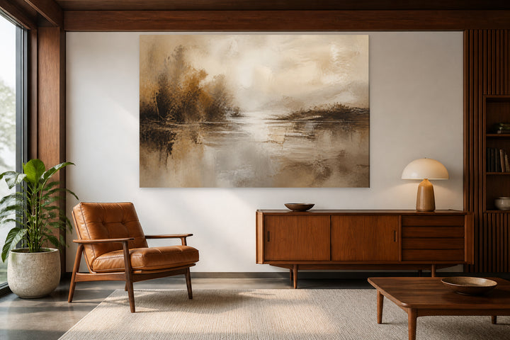 Abstract of Shadows at the lake – interior view 2