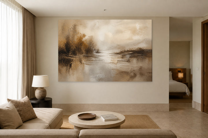 Abstract of Shadows at the lake – interior view 3