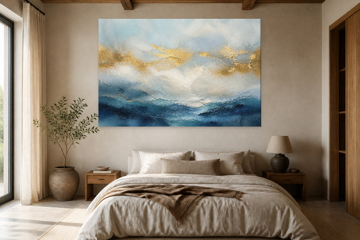 Shades of sea and gold – interior view 1