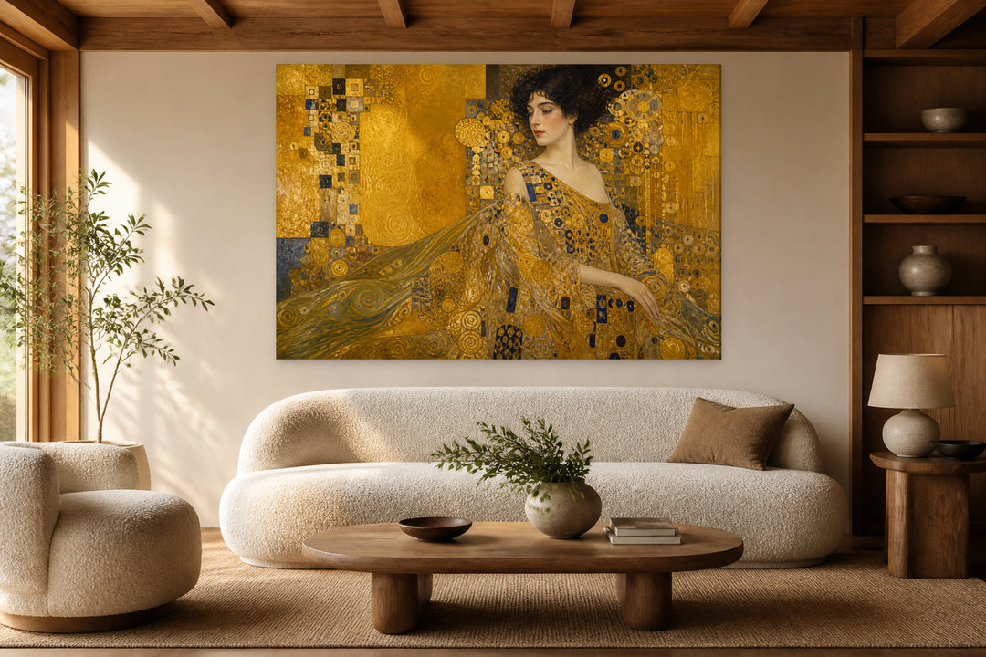 Portrait of Adele Bloch - Gustav Klimt – interior view 1