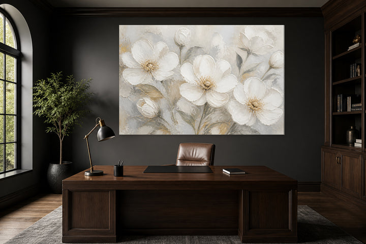 White flowers – interior view 1