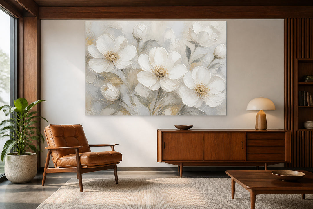 White flowers – interior view 2