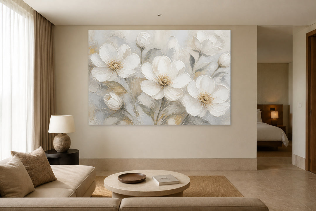 White flowers – interior view 3