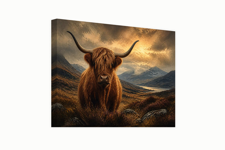 Scottish bull – front view