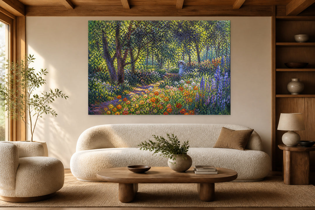 Monet family in the garden - Claude Monet – interior view 1