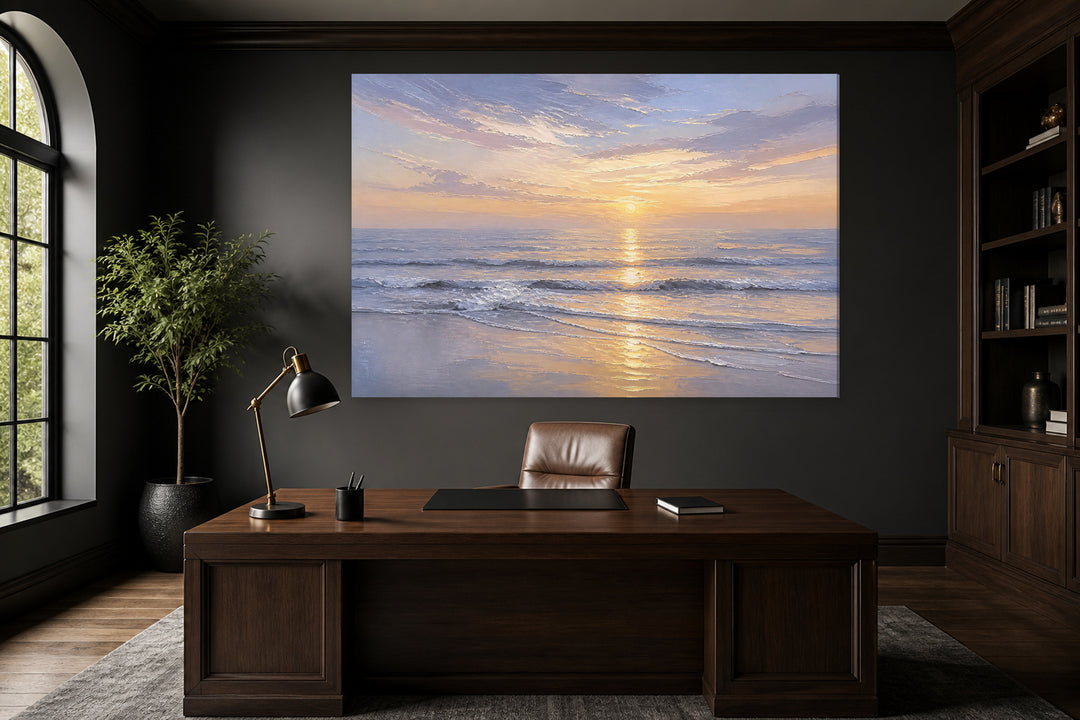 The dawn on the sea – interior view 1