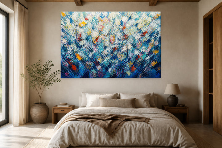 Pollock style blue — Edition 1 – interior view 2