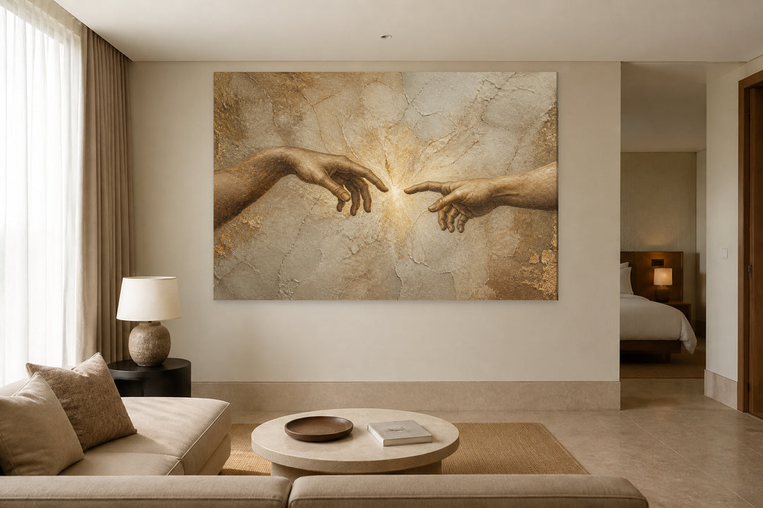 The creation of Adam - Michelangelo – interior view 3