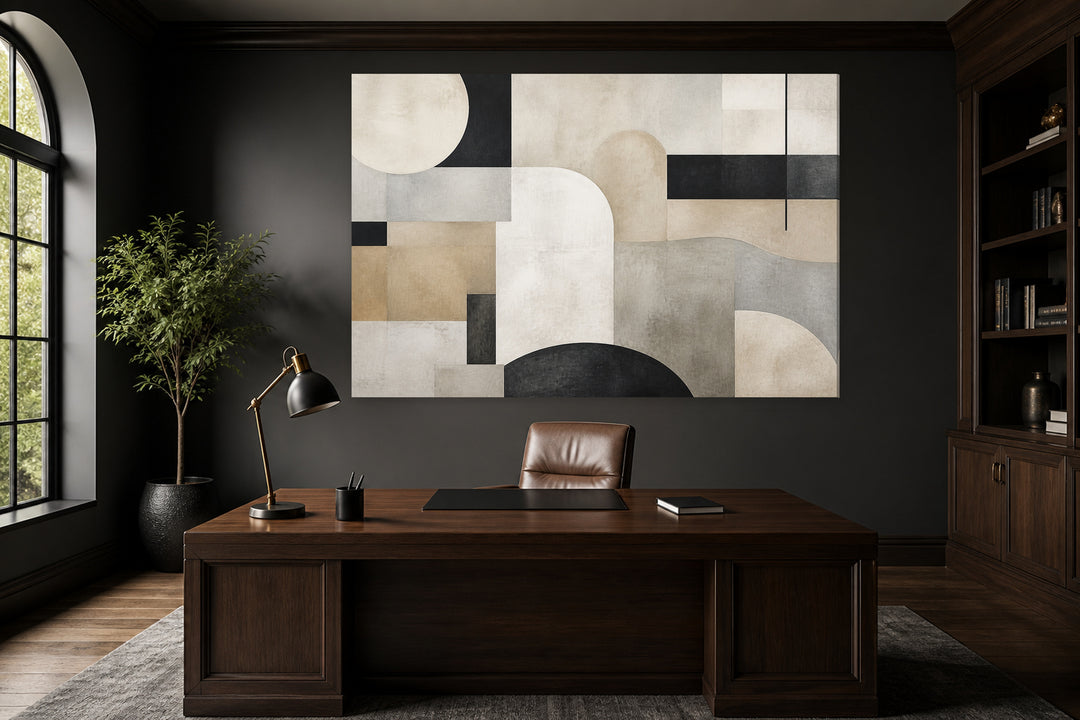 Modern geometry set - 3 pieces set – interior view 1