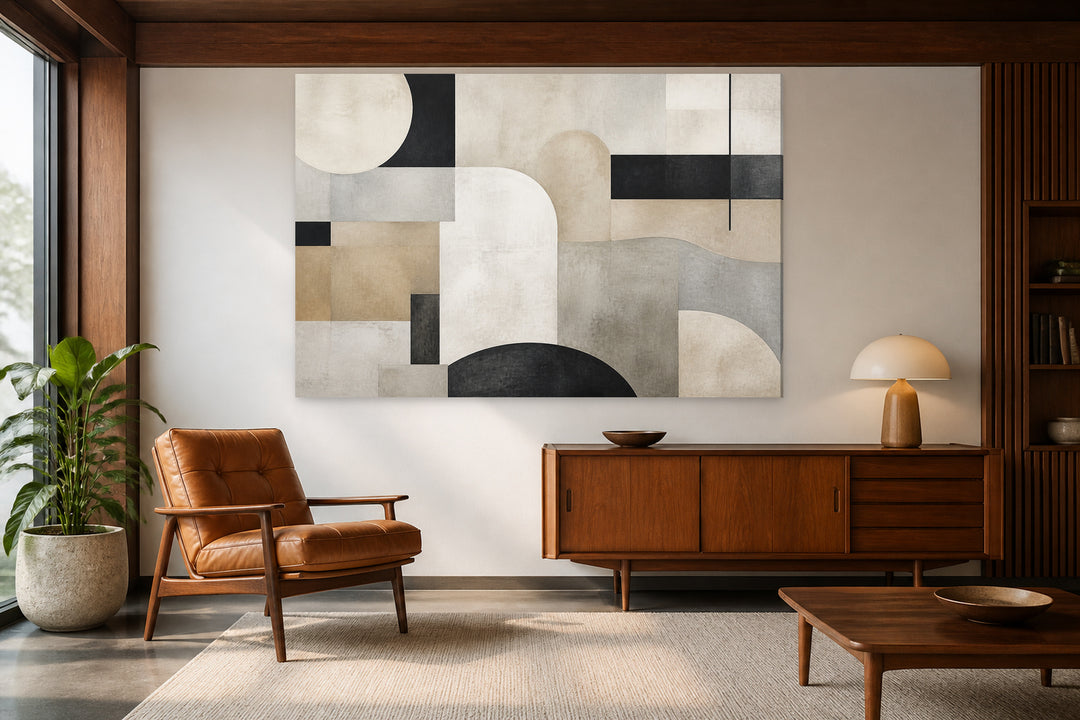 Modern geometry set - 3 pieces set – interior view 2