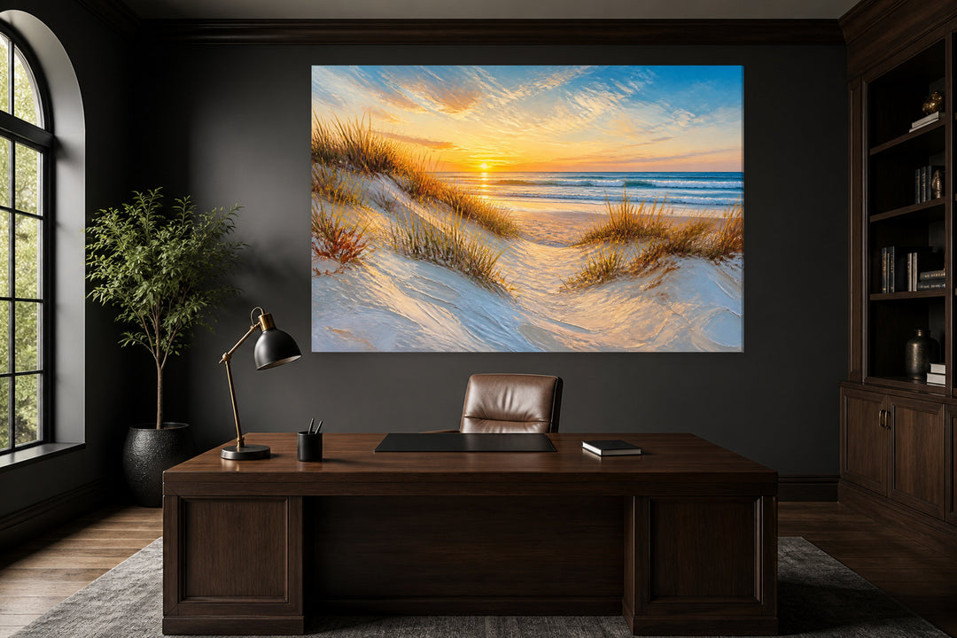 Sand dunes by the sea – interior view 1