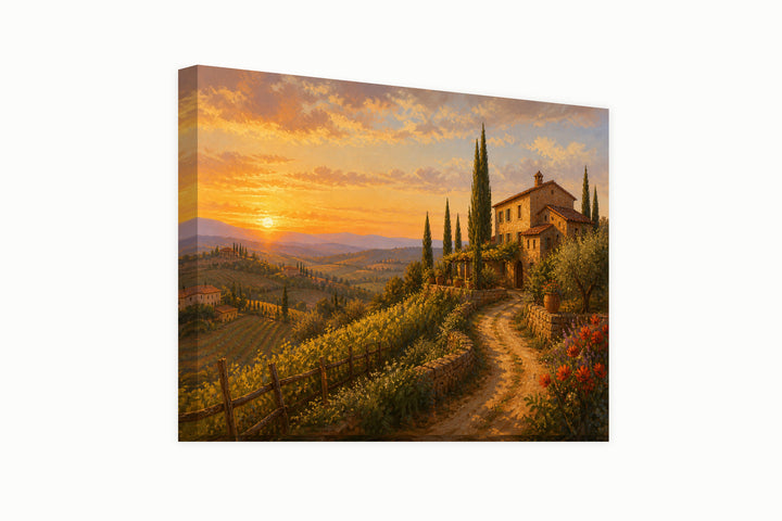 Tuscan landscape – front view