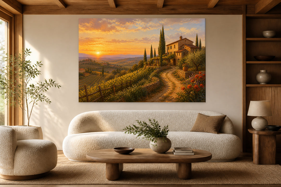 Tuscan landscape – interior view 1