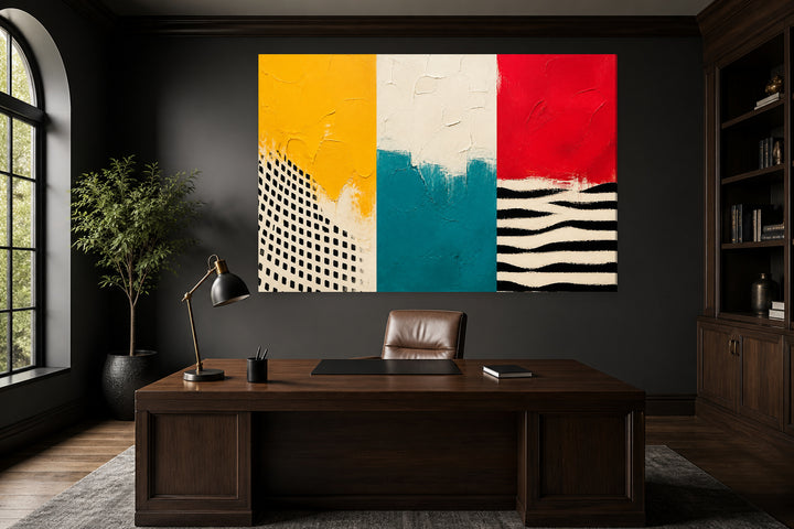 Yellow, blue and red - 3 pieces set – interior view 1