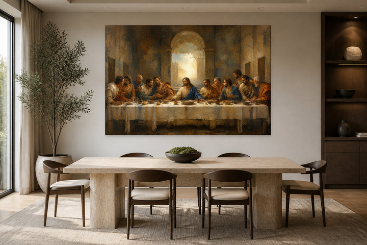 Last Supper - Leonardo da Vinci – interior view 2