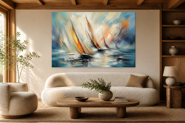 Sailor in storm – interior view 1