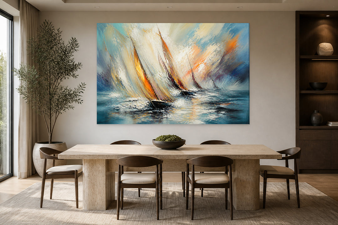 Sailor in storm – interior view 2