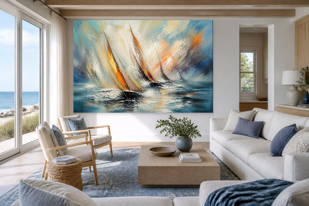 Sailor in storm – interior view 3