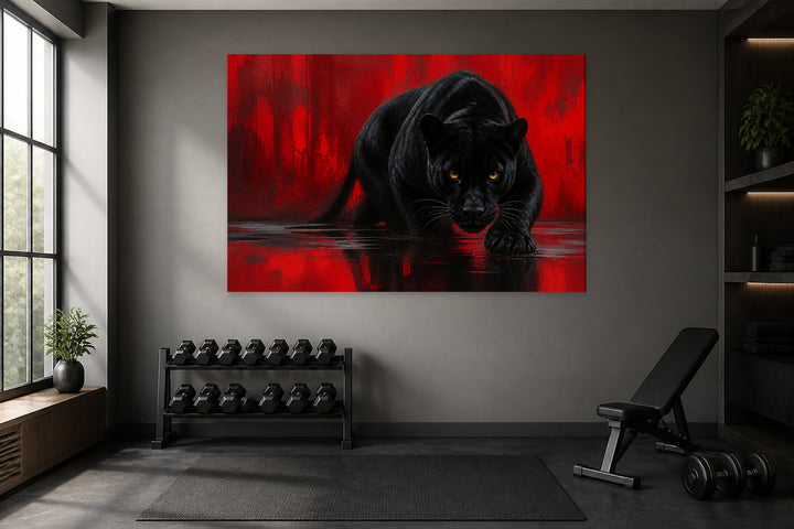 Crouching black panter – interior view 1