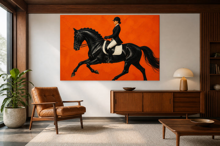 Lady on horseback – interior view 2